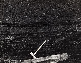 Minor White Axe and Plowed Field Elk River Photograph