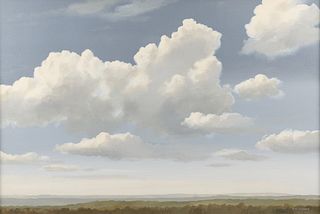 Anna Marie Schnur Cloudscape painting