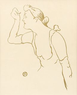 Toulouse-Lautrec Paula Brebion Original Lithograph