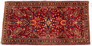 Sarouk Persian Rug, Wool, Hand Woven C. 1940, W 2' L 4'