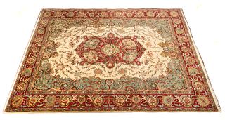 Persian Kerman Wool Carpet, C. 1920, W 9' 9'' L 13' 8''