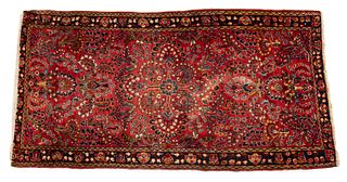 Persian Sarouk Handwoven Wool Rug, W 2' 6'' L 4' 10''