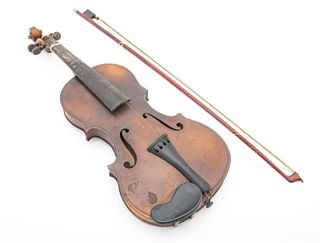 German Student Violin And Bow 2 pcs