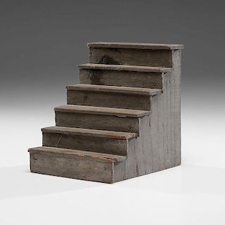 Miniature Wooden Ware and Steps