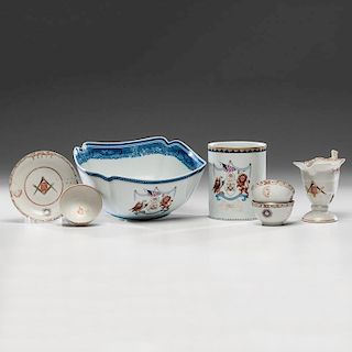 Chinese Export Porcelain of Masonic Interest