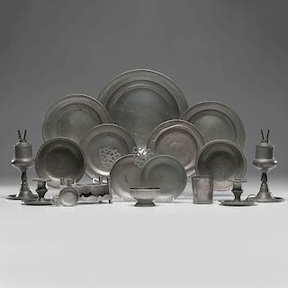 American and Continental Pewter Wares, Plus