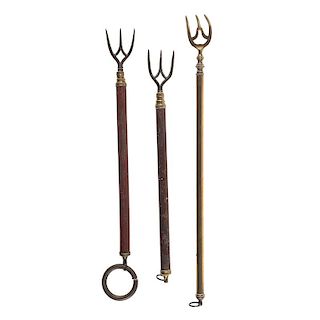 Brass & Iron Toasting Forks
