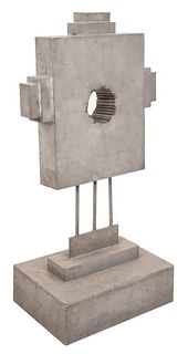 Modernist Abstract Steel Sculpture