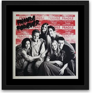 Mr. Brainwash Original Silkscreen "I'll Be There For You 2021 (Friends Forever)"