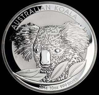 2014-P Australian Koala 10 ozt .999 Silver $10