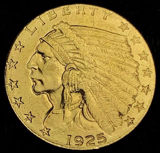 1925-D Gold $2.50 Indian Head MS63