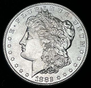 1882-S Morgan Silver Dollar MS64