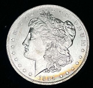 1884-O Morgan Silver Dollar MS64