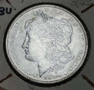 1884-O Morgan Silver Dollar MS64