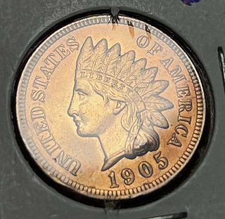 1905 Indian Head Cent MS63 Details