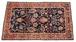 Persian Sarouk Handwoven Wool Rug, W 3' L 5'