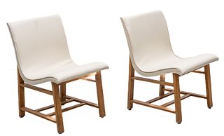 Charles Eames And Eero Saarinen, (American/Finnish) Mid Century Modern, Kleinhans Chairs 1939, Pair H 30'' W 19'' Depth 24''