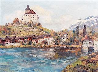 Emil Brehm, (German, 19/20th century), Lichtenstein Castle
