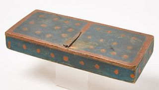 Paint-Decorated Pencil Box
