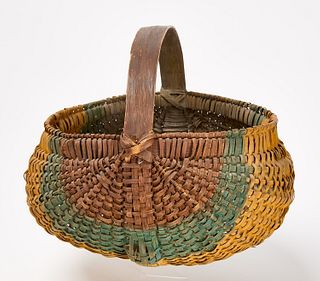 Painted Melon Basket