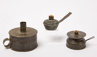 Early American Tin Lighting Devices
