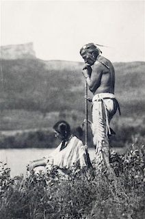 Roland Reed, (Wisconsin, 1864-1934), Meditation, Piegan and Shepherd of the Hills, Navajo (two works)