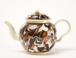 Don Carpertier Mochaware Tea Pot