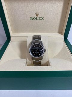 Rolex 15200 Date, 34mm, Black Dial, Oyster Bracele