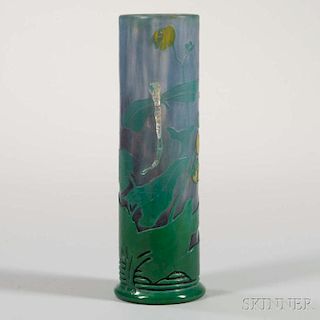 Daum Cameo Art Glass Vase
