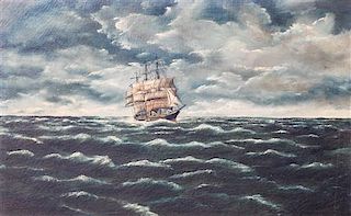 Artist Unknown, (Continental, 19th century), At Sea