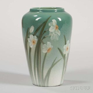 Sara Sax Decorated Rookwood Pottery Vase