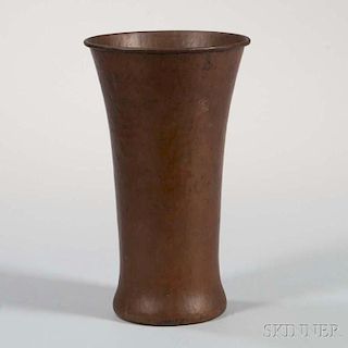Gustav Stickley Metalwork Vase