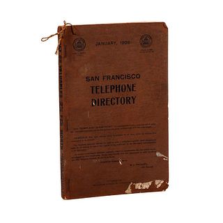 San Francisco Telephone Directory, 1905.