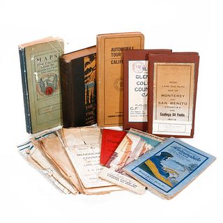 Group of California Maps/Touring Books.