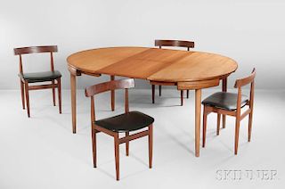 Hans Olsen Table with Four Chairs