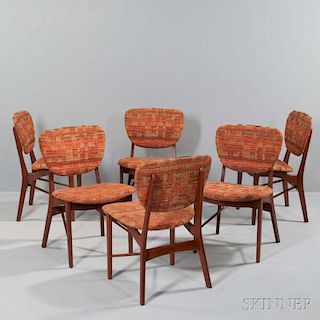 Six Finn Juhl Dining Chairs for Neils Vodder