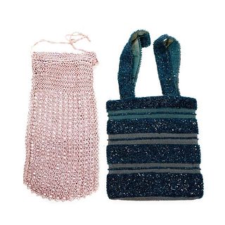 Two Vintage Beaded Purses.