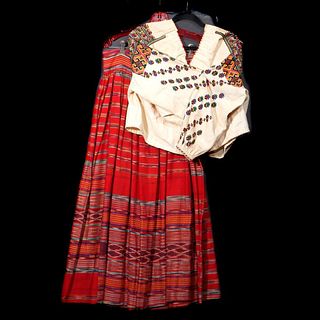 Vintage Folk Skirt, Blouse, and Dress.