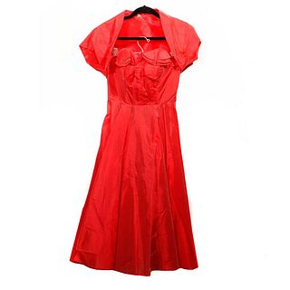 Vintage Strapless Dress, c. 1950s-1960s.