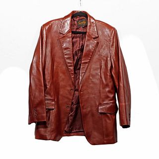 Scully Brown Leather Blazer.