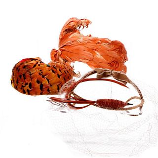 Vintage Feathered Hats/Whimsies.