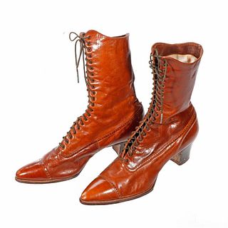 Pair of Women's Edwardian Style Boots.