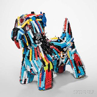 Robert Bradford Dog Sculpture Dog-E-Dog