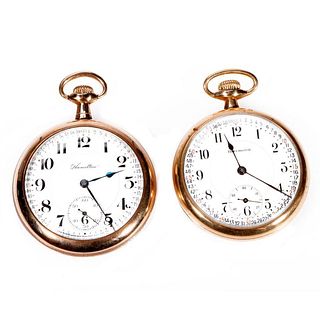 Two Open-Faced Railroad Pocketwatches