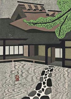 Kiyoshi Saito (Japanese, 1907-1992)      Shisen-do, Kyoto