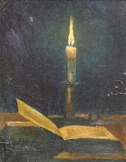 Karl Emil Termohlen  , (American, 1851-1938), Candlelight
