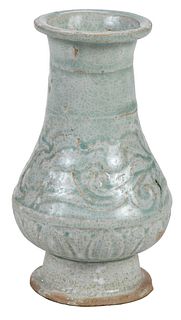 Chinese Celadon Glazed Earthenware Miniature Vase