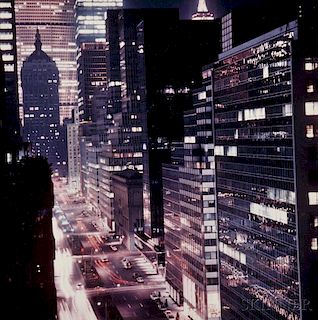 Peter Fink (American, 1907-1984)      Park Avenue, New York