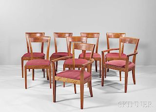 Eight Thomas Moser Harpswell Chairs
