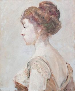 Hattie Saussy, (American, 1890-1978), Portrait of a Lady